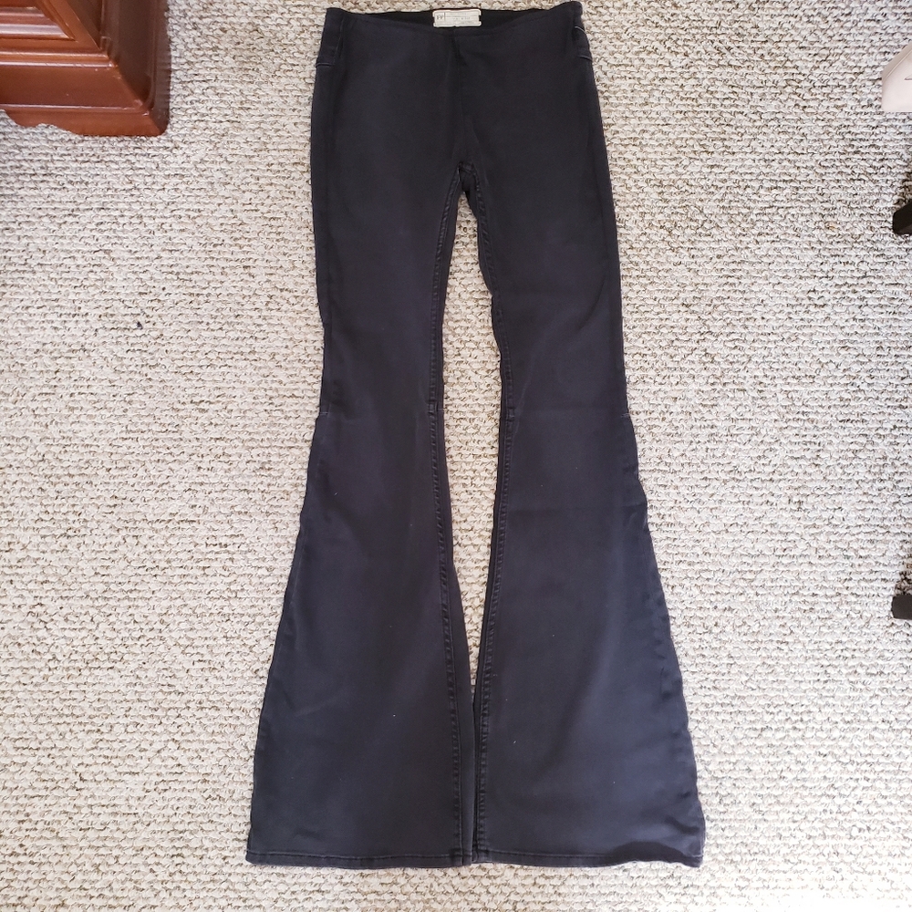 Free People Black Flare Jeans